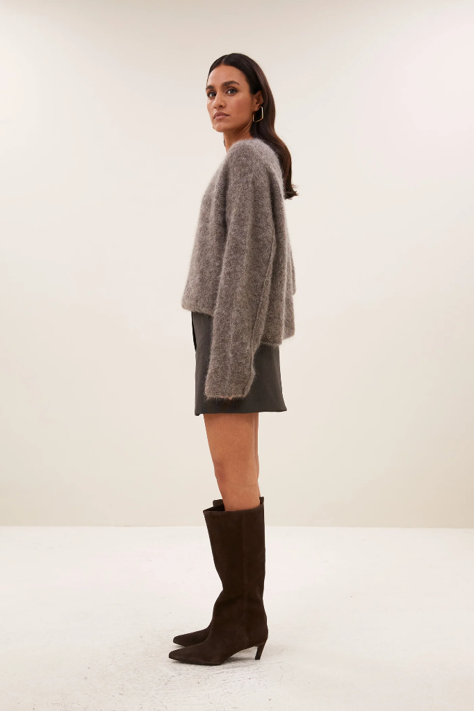 By Bar - Ginny skirt - 785 dark brown