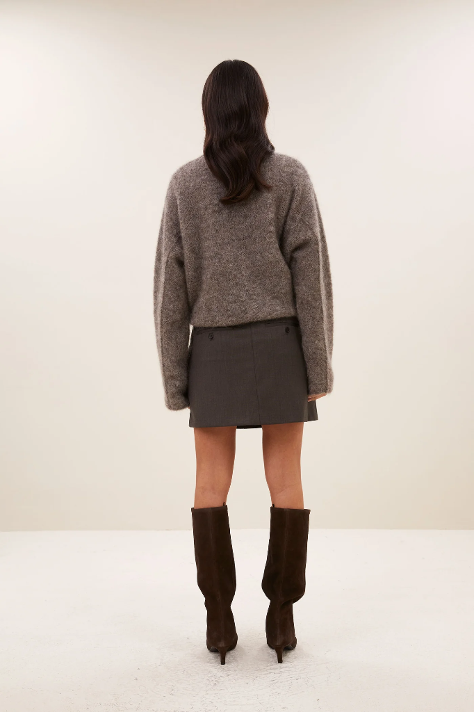 By Bar - Ginny skirt - 785 dark brown