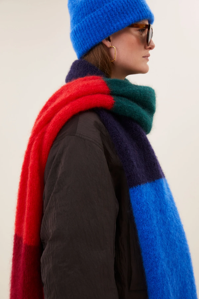 By Bar - Leah striped scarf - 968 multi stripe