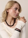 Soï Copenhagen - Armband Petite Red Tiger Eye Stretch Bracelet 4mm - Confidence