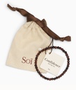 Soï Copenhagen - Armband Petite Red Tiger Eye Stretch Bracelet 4mm - Confidence