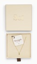 Soï Copenhagen - Halskette Aya Indian Agate Necklace gold - Strength