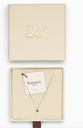 Soï Copenhagen - Halskette Aya Red Agate Necklace gold - Passion