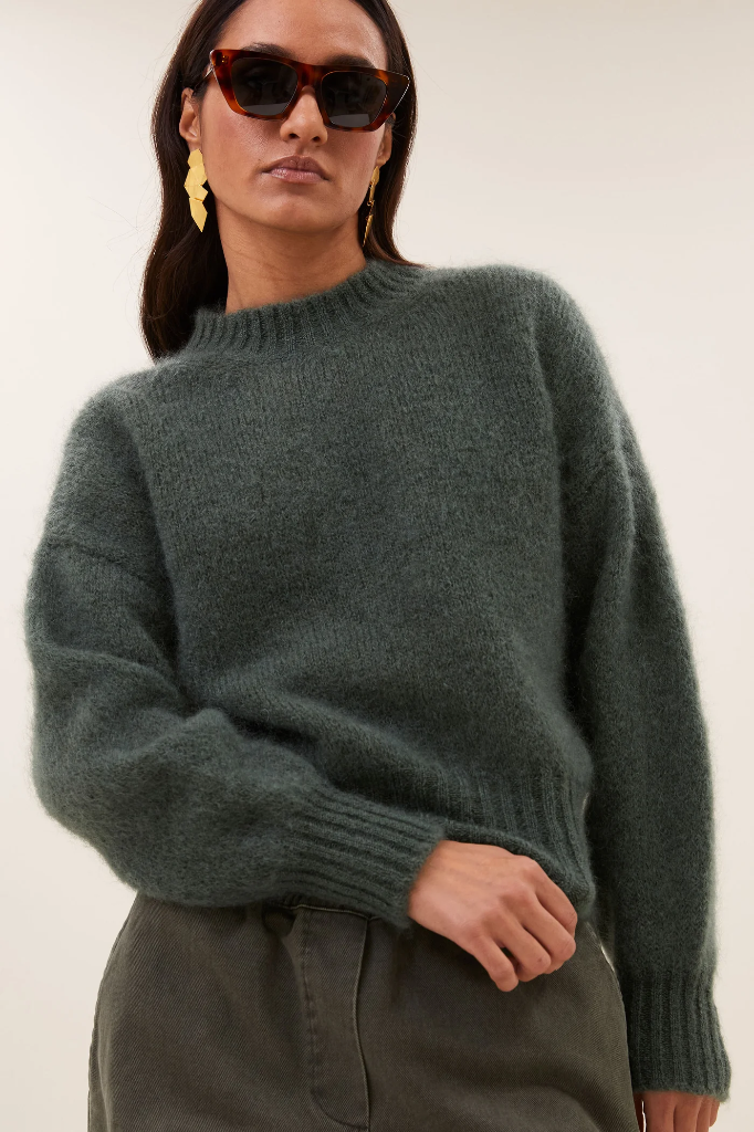 By Bar - Sonny Pullover - 1410 frosted olive
