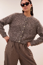 By Bar - Vasile Cardigan - 1724 dark biscuit