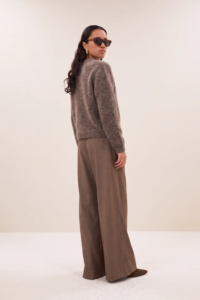 By Bar - Vasile Cardigan - 1724 dark biscuit