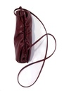 Freya Estephan - Leder Handtasche/Clutch mit Riemen - Tiefes Burgunder - mittelgroß