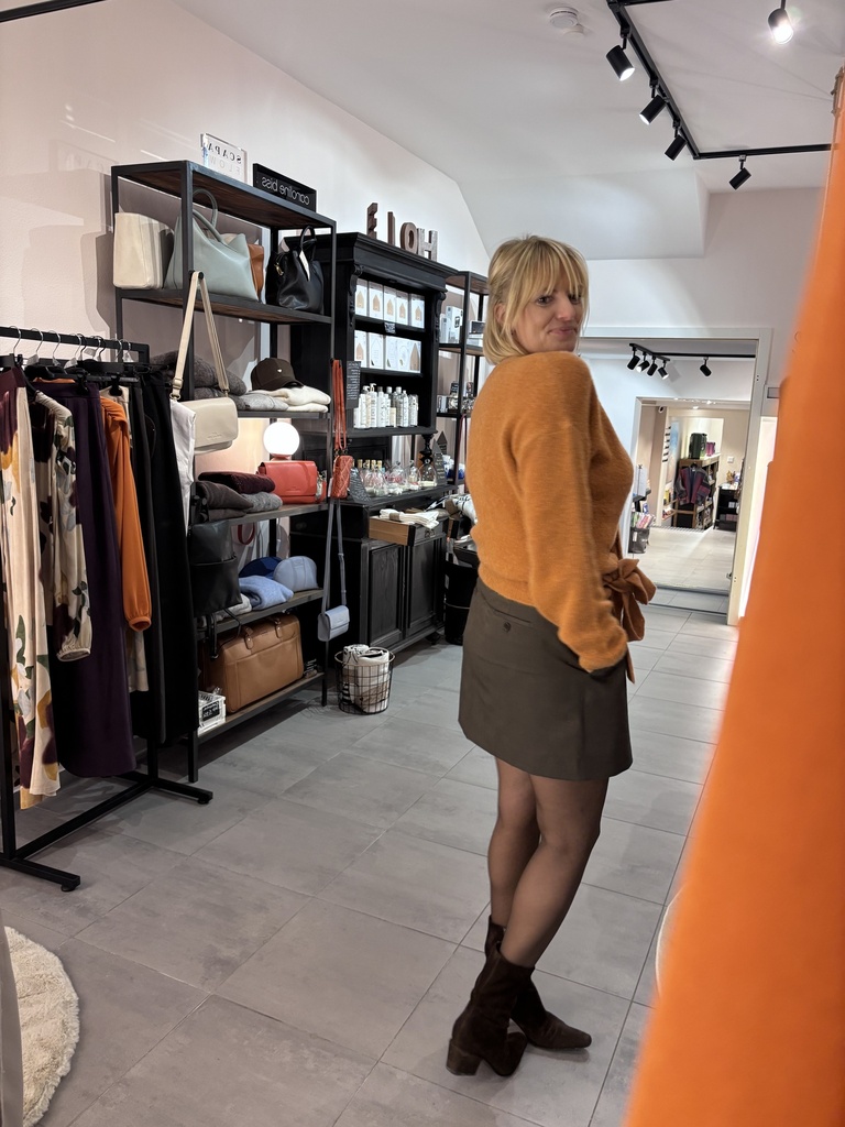 Alpaka Wickeljacke - Pumkin