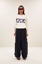 By Bar - Lili Patchwork Sweater - 826 Oyster Melee