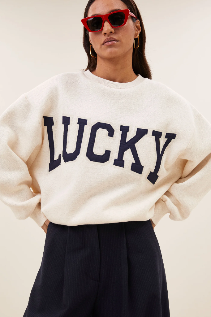 By Bar - Lili Patchwork Sweater - 826 Oyster Melee