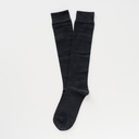Klue - Cotton Knee High Plain Socks | black