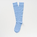 Klue - Cotton Knee High Plain Socks | sky blue