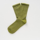 Klue - Glitter Lurex socks | Olive green | eco-friendly lyocell