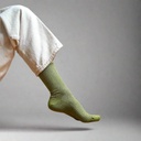 Klue - Glitter Lurex socks | Olive green | eco-friendly lyocell