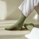 Klue - Glitter Lurex socks | Olive green | eco-friendly lyocell