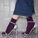 Klue - Glitter Lurex socks | Purple | eco-friendly lyocell