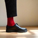 Klue - Merino Wool Socks plain | burgundy