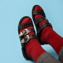 Klue - Merino Wool Socks plain | burgundy