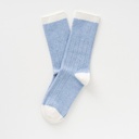 Klue - Merino Wool Socks with Bands | blue (light blue white)