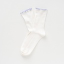 Klue - Organic cotton socks with ruffles | lilac