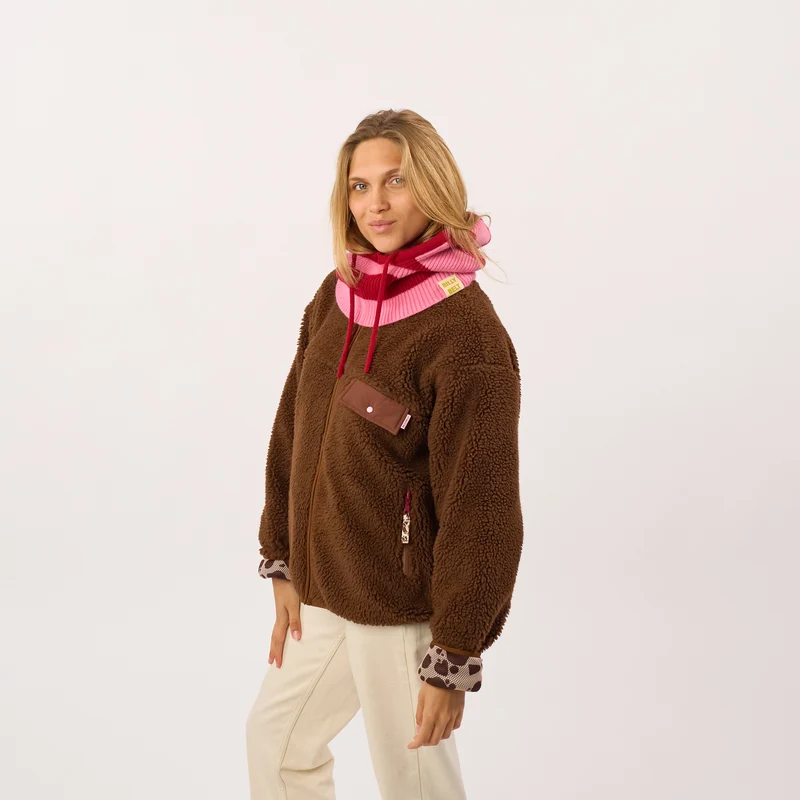 Billybelt - 100% Wool Balaclava - pink, burgundy