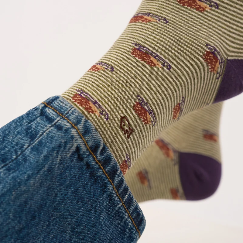Billybelt - Baumwollsocken Animal HEDGEHOG gestreift