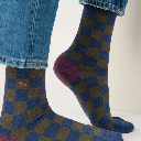 Billybelt - Baumwollsocken kariert INTERLAGOS