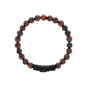 Oozoo Jewellery - Armband Red Tiger Eye bracelet 8mm silver