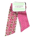 Les Belles Vagabondes - Seidenschal Bandeau Akiko fuchsia