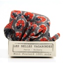 Les Belles Vagabondes - Seidentuch Mini Augustine orange