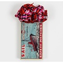 Les Belles Vagabondes - Seidentuch Mini Ephemere fuchsia