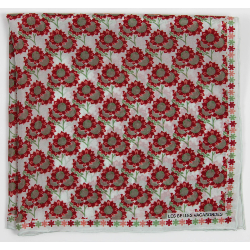 Les Belles Vagabondes - Seidentuch Mini Tournesol rose