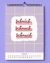 Studio Danii - Kalender 2027 - Kiosk - DIN A5