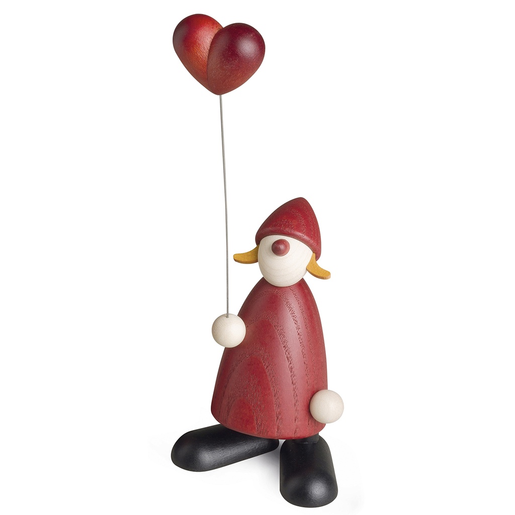 Köhler - Weihnachtsfrau mit Herzballon, klein