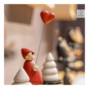 Köhler - Weihnachtsfrau mit Herzballon, klein