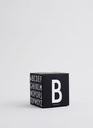 Design Letters - Personal Porcelain cup black A-Z