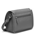 ELLA ZIP | genarbt | dunkelgrau | silber