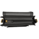 ELLA ZIP | genarbt | schwarz | gold