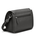 ELLA ZIP | genarbt | schwarz | silber