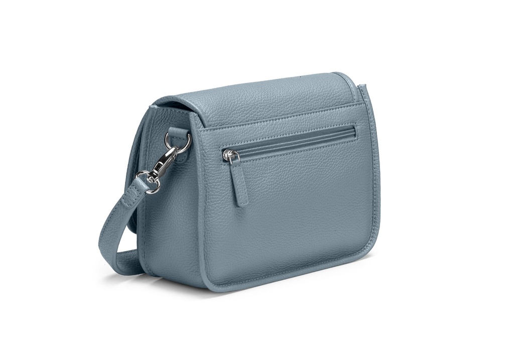 ELLA | friesenblau | silber | genarbt
