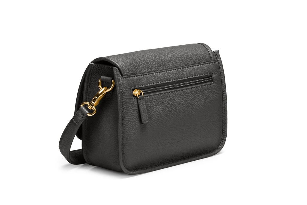 ELLA | schwarz | gold | genarbt
