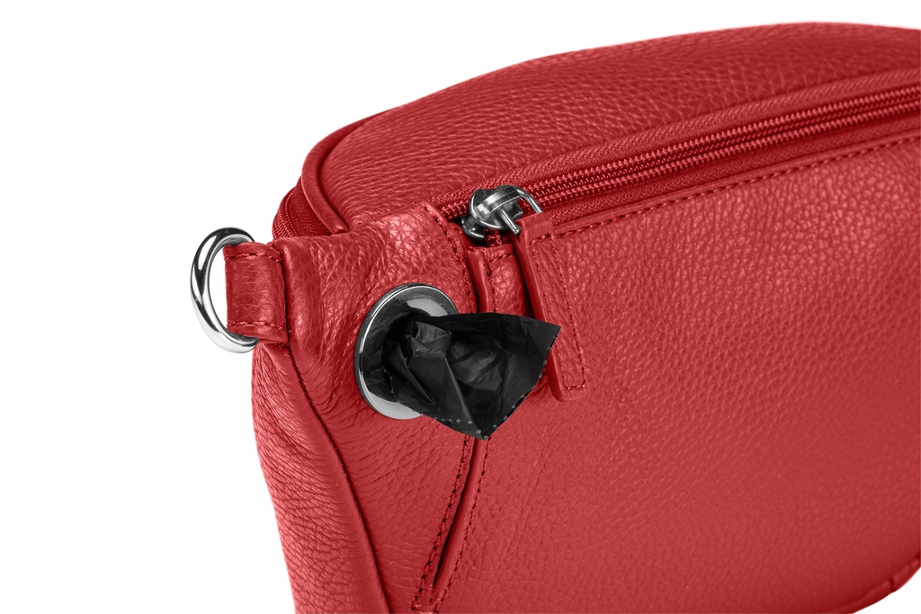 GASSI KIM | rot | silber | genarbt