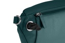 GASSI MAXI KIM | petrol | silber | genarbt