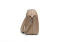 IDA | taupe | silber | genarbt