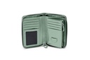 JANNE | mint | silber | genarbt