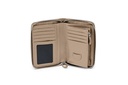 JANNE | taupe | silber | genarbt