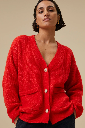 By Bar - Mie Cardigan Poppy Red 305