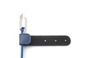 Kabel-Organisierer | smaragd | silber | genarbt