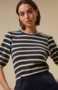 By Bar - Nicky Big Stripe Top - 856 Midnight