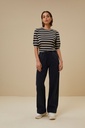 By Bar - Nicky Big Stripe Top - 856 Midnight
